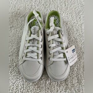 Keds White KickStart Slip-On Canvas Mules
NWT